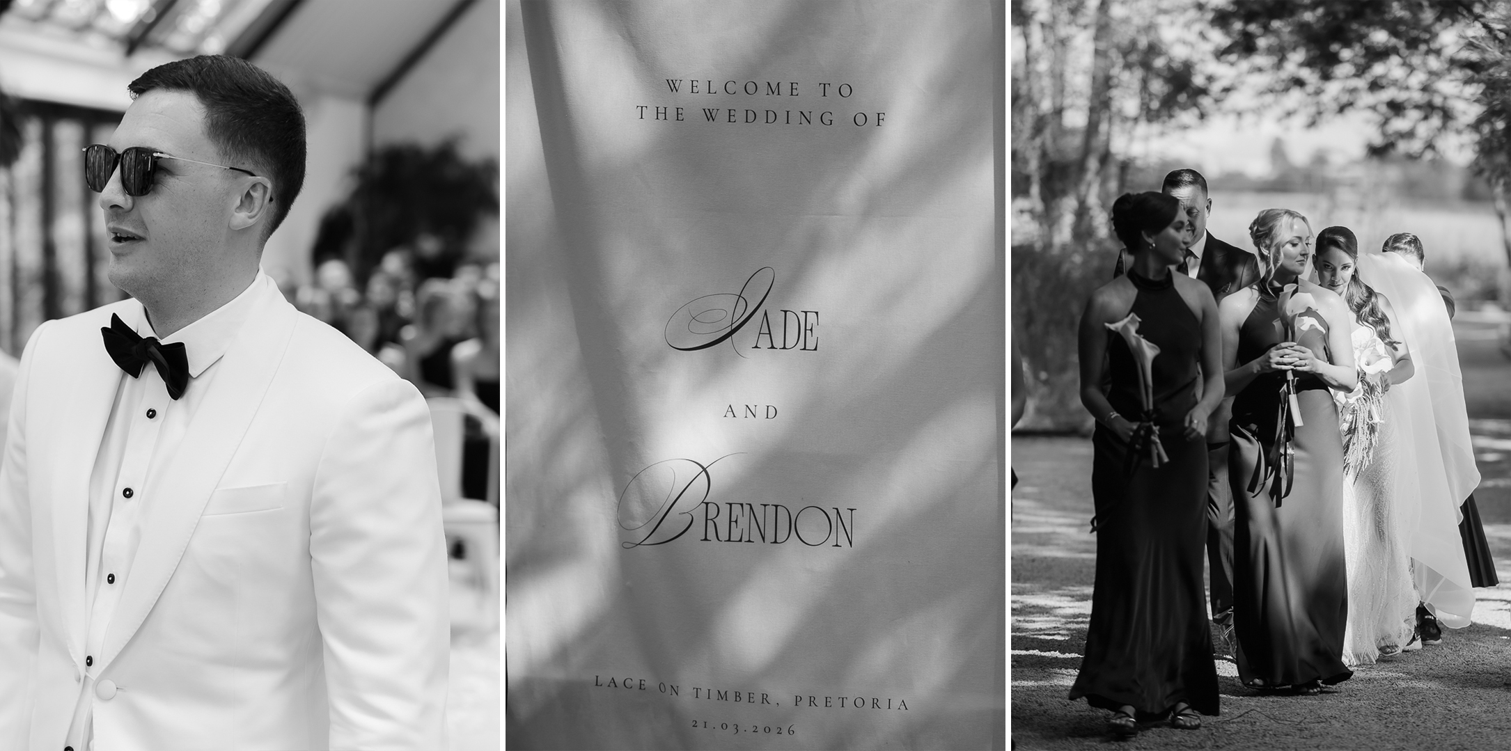 Wedding photos at lace on timber 2026