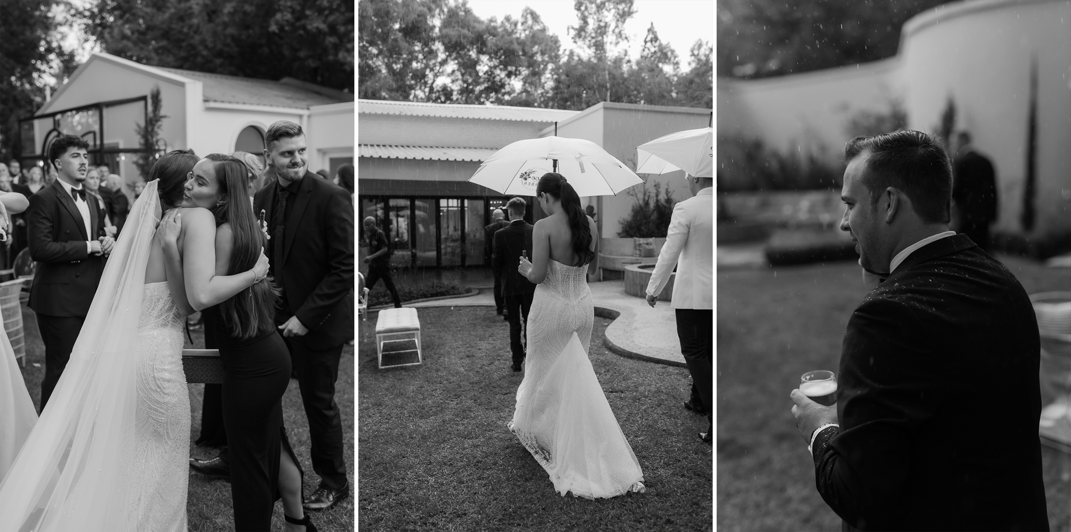 Black and White photos at Lace on Timber
