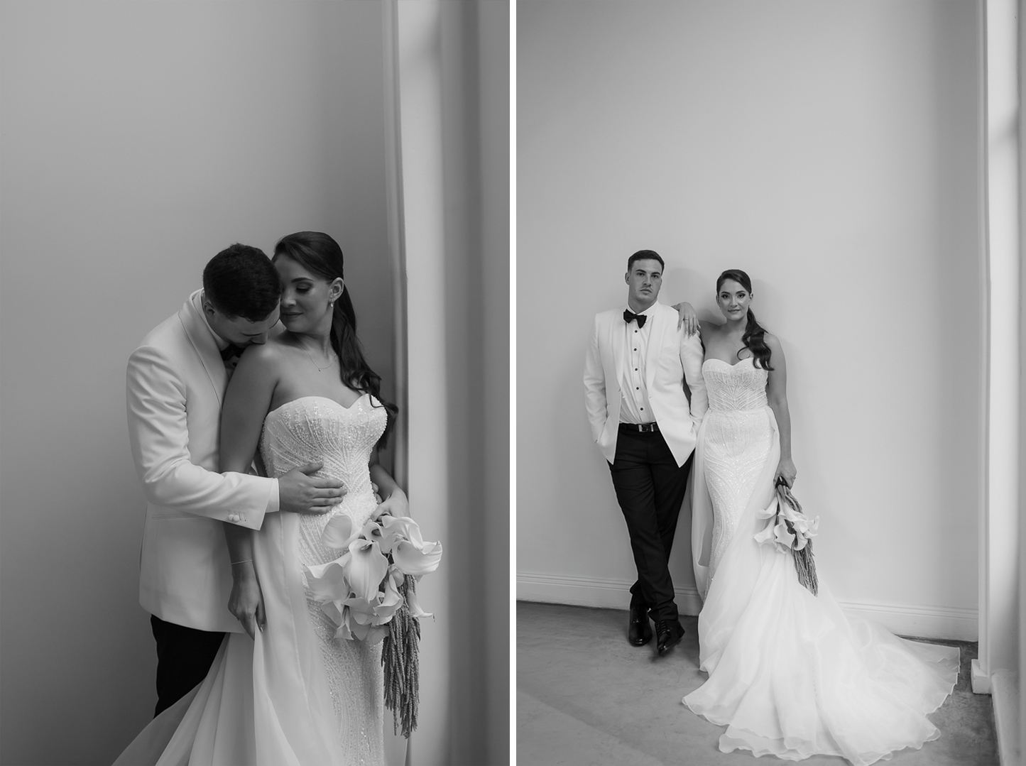 Lace on Timber Indoor Wedding Photos