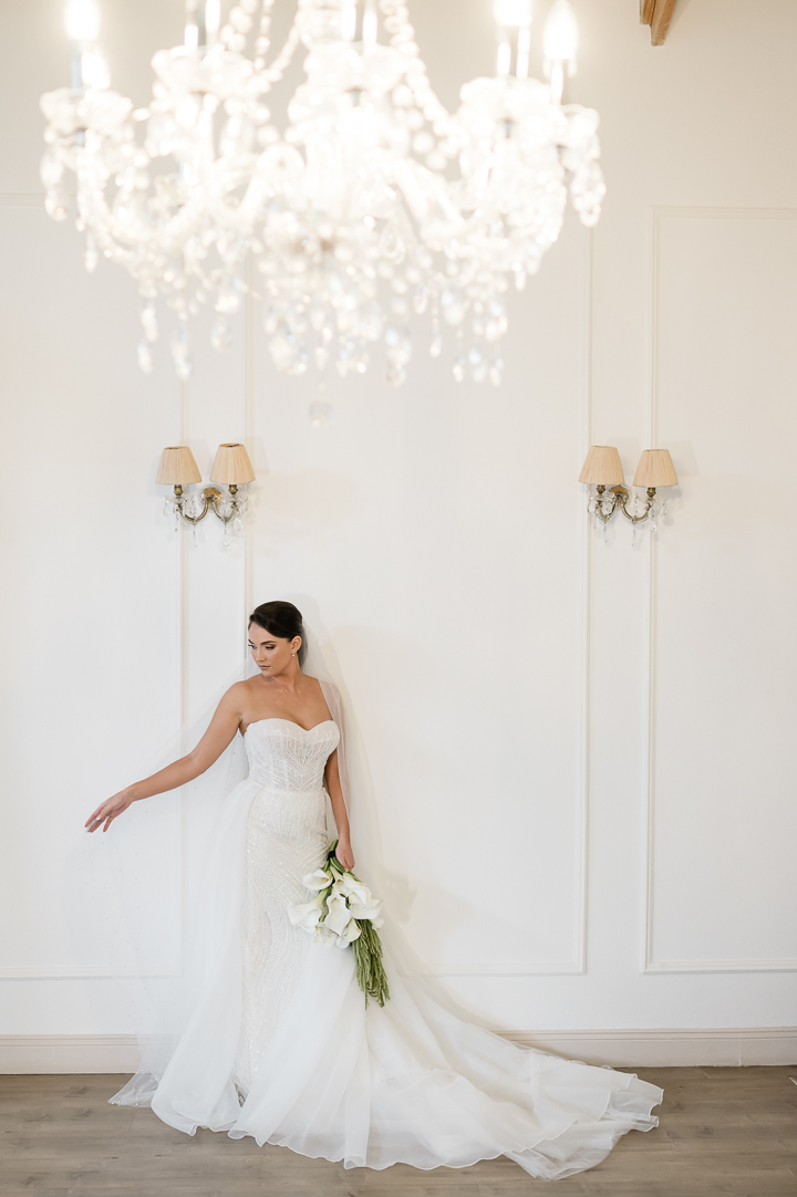 bride portraits lace on timber jade